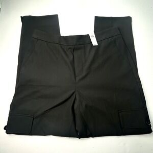 Banana‎ Republic Hayden Pant Career Work Cargo Pockets Black Size 8